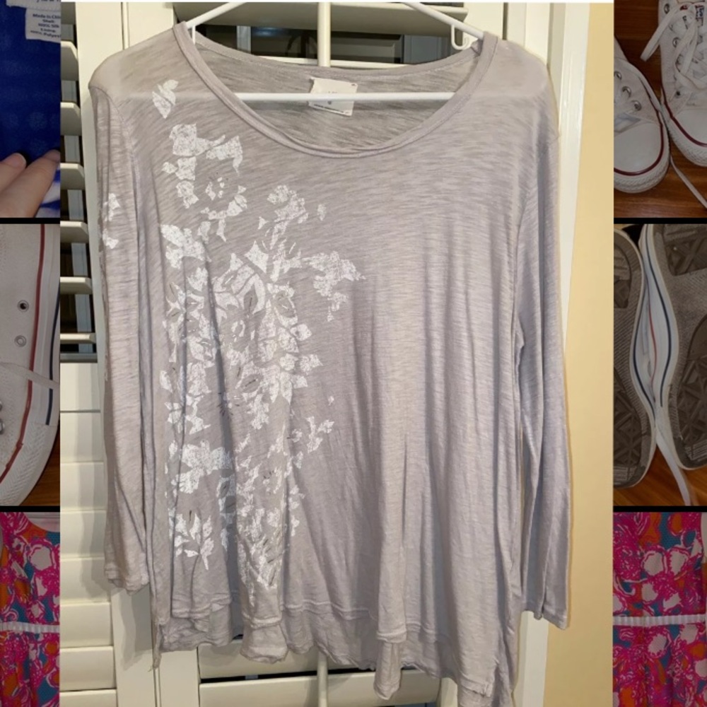 Anthropologie Long Sleeve Tee